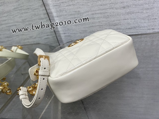 Dior专柜新款迪奥高仿原单Caro系列珍珠链条相机包 djfk1306